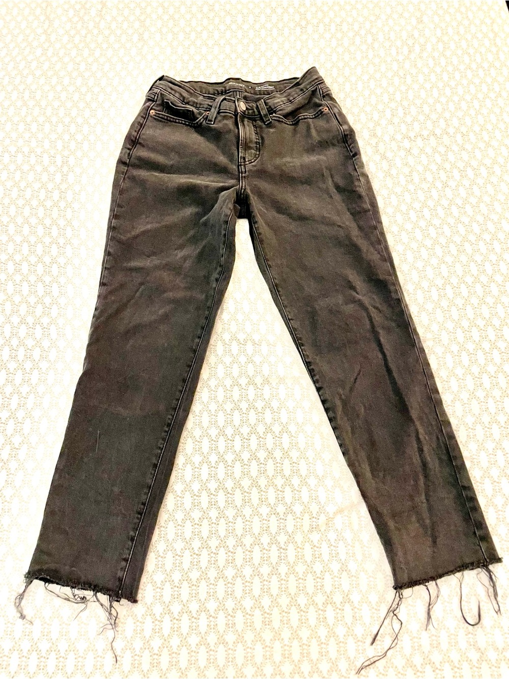 Old Navy OG Straight, High-Rise Women's Black Jeans, size 4